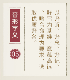 合肥起名字好地方-起名流程五